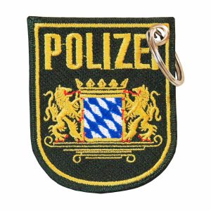Patch Bordado - Escudo Alemao Policia Polizei PL60268-51 - Chaveiro