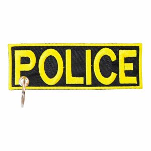 Patch Bordado - Tatico Tarja Policia Police PL60274-27 - Chaveiro