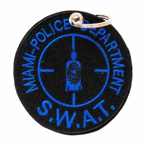 Patch Bordado - Tatico Policia Swat de Miami Florida PL60279-73 - Chaveiro