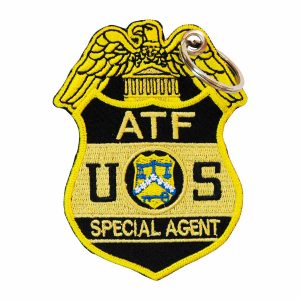 Patch Bordado - Agente Atf Armas Drogas Eua PL60300-375 - Chaveiro