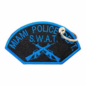 Patch Bordado - Dpto. Policia Miami Swat Florida PL60331-95 - Chaveiro