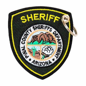 Patch Bordado - Brasao De Xerife Eua Sheriff Arizona PL60353-384 - Chaveiro