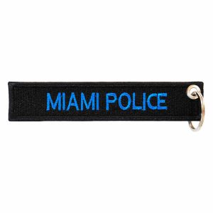 Patch Bordado - Policia Eua Miami Police Usa Florida PL60364-446 - Chaveiro