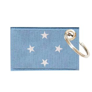 Chaveiro Bordado Bandeira Estados Fed. Micronésia Sublimado