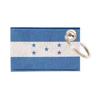 Chaveiro Bordado Bandeira Honduras 5,5x3,5 Sublimado