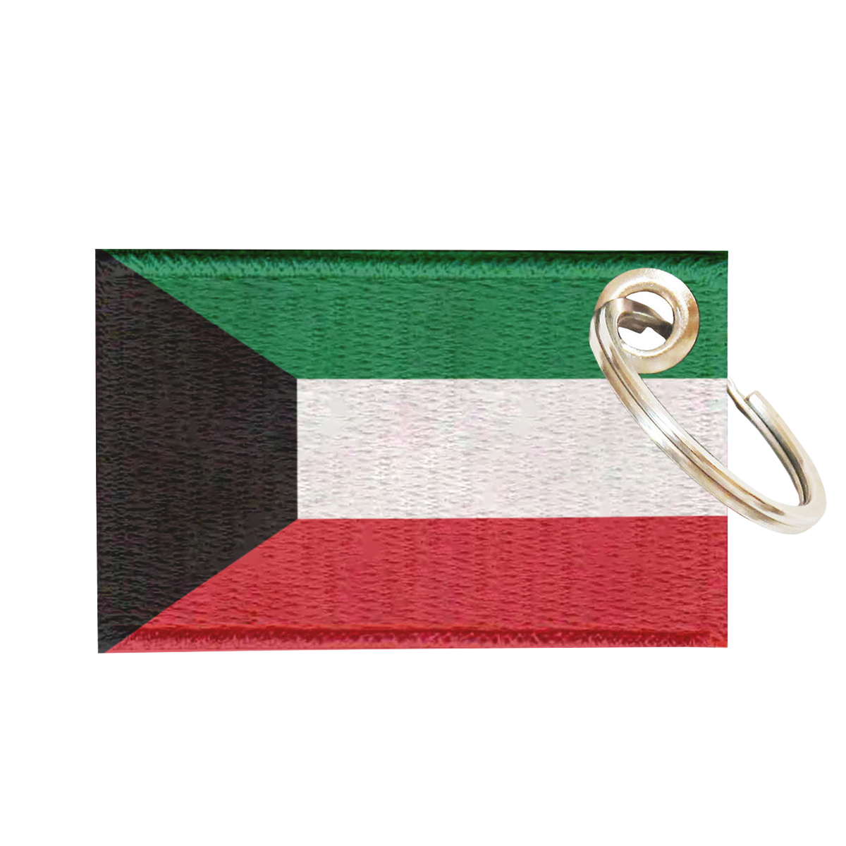 Chaveiro Bordado Bandeira Kuwait 5,5x3,5 Sublimado