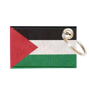 Chaveiro Bordado Bandeira Palestina 5,5x3,5 Sublimado