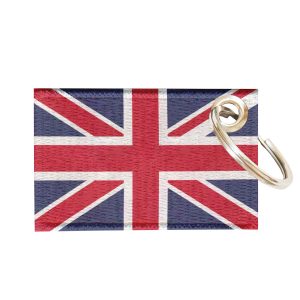 Chaveiro Bordado Bandeira Reino Unido 5,5x3,5 Sublimado