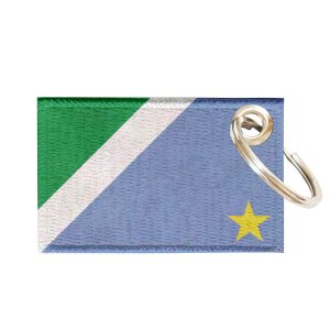 Chaveiro Bordado Bandeira Mato Grosso do Sul Sublimado