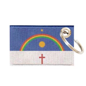 Chaveiro Bordado Bandeira Pernambuco 5,5x3,5 Sublimado