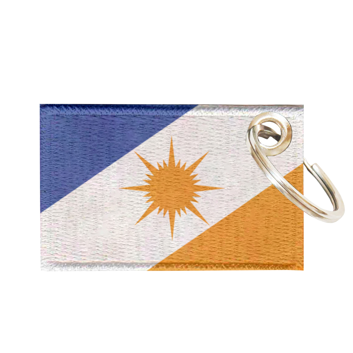 Chaveiro Bordado Bandeira Tocantins 5,5x3,5 Sublimado