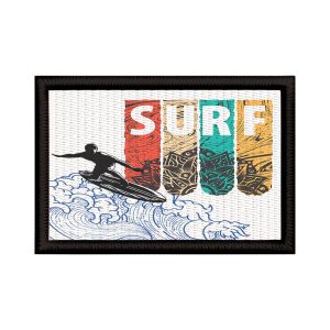 Patch Sublimado Surf Surfe Mundial Arte Tribal Surfista