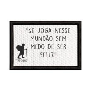 Patch Sublimado Trekking Trilha Ar Livre Montanhismo