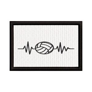 Patch Sublimado Vôlei É Vida Amor Por Voleibol
