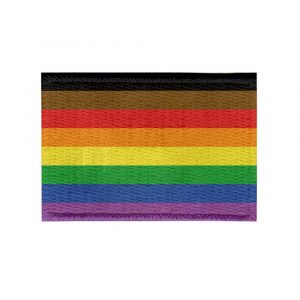 Patch Sublimado Orgulho LGBT+ Representatividade Negra 8x5,5