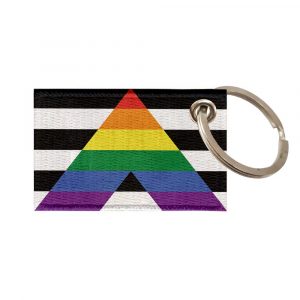Chaveiro Sublimado Bandeira do Orgulho Aliado LGBTQIA+