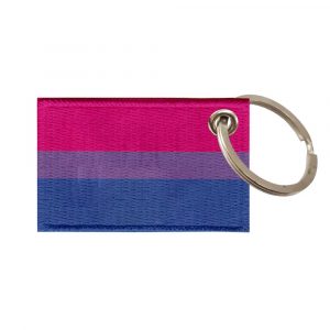 Chaveiro Sublimado Bandeira do Orgulho Bissexual