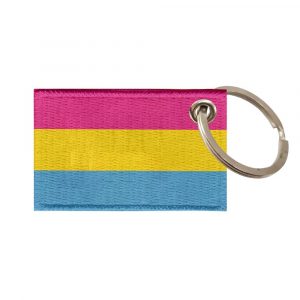 Chaveiro Sublimado Bandeira do Orgulho Pansexual